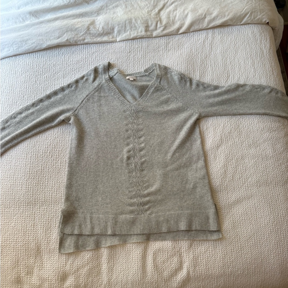 Gray sweater
